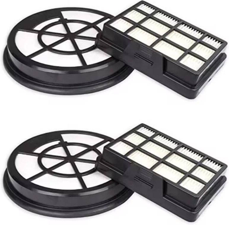 Satz Staubsaugerfilter für Bosch Staubsauger BGC05AAA1/BGS05A220/BGS05AAA2 (2 Lufteinlassfilter + 2 Luftauslassfilter)