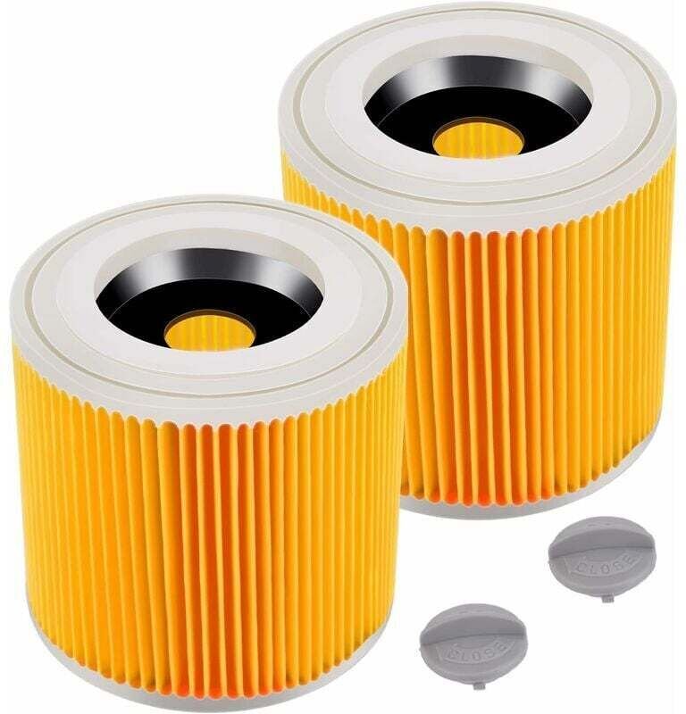 2er-Pack Staubsaugerfilter – Für Kärcher WD3 Premium, WD2, WD3, WD3P, MV2, MV3 – WD3-Filter – Ersatzfilter für Kärcher S...