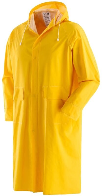 Wasserdichter Mantel aus gelbem PVC-Polyester-PVC - Salone