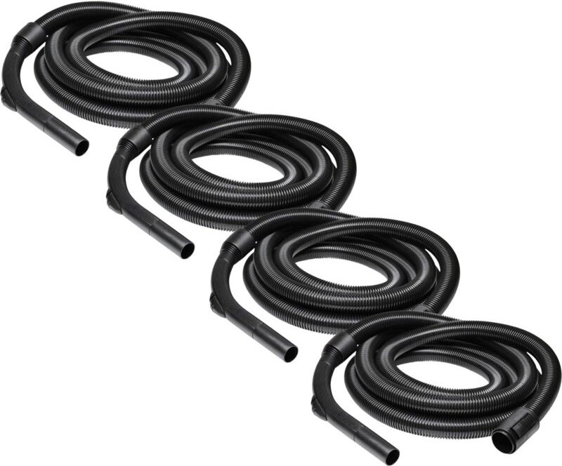 vhbw 4x Ersatz Schlauch Ersatz für Kärcher 90114400, 90120040, 90121090 für Staubsauger - 5,5 m, Handgriff, 58 mm Rundan...