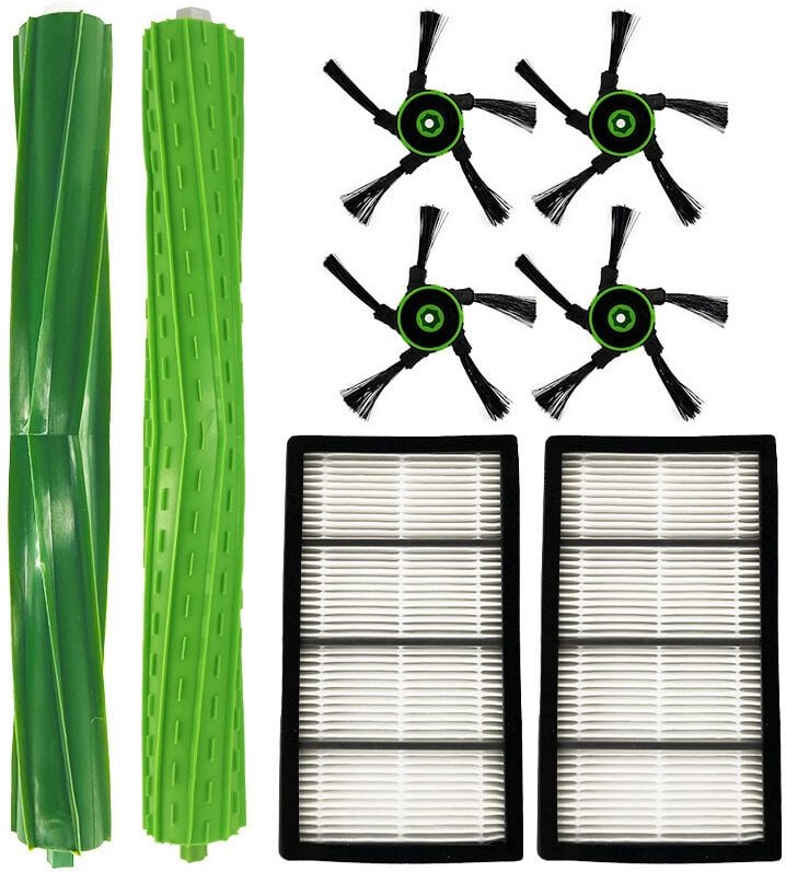 Lntyq Seitenzylinderbürste und HEPA-Staubfilter für iRobot Roomba S9 (9150) / S9 Plus (9550) Staubsauger