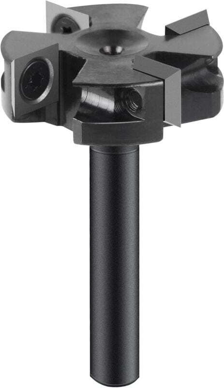 Fräser – 8 mm Schaft – 40 mm Durchmesser – Hobelfräser mit 4 Klingen – ELIAUK