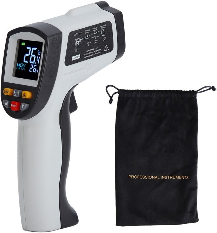 GT950 Infrarot-Thermometer mit Farbdisplay, berührungsloses elektronisches Handthermometer