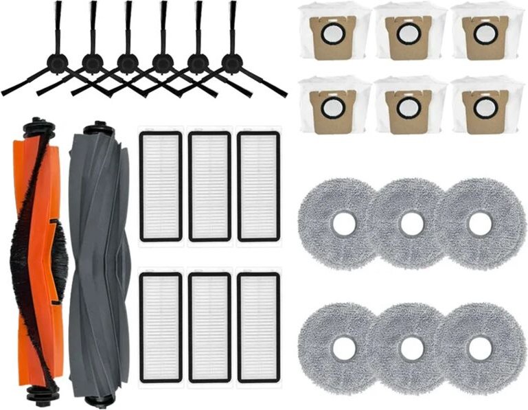 Für Roboterstaubsauger Hauptseitenbürste Filter Mopptuch Staubbeutel