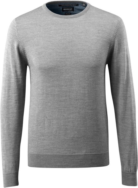 Mascot - Strickpullover frontline runder Halsausschnitt Herren 50636 Gr. s grau-meliert