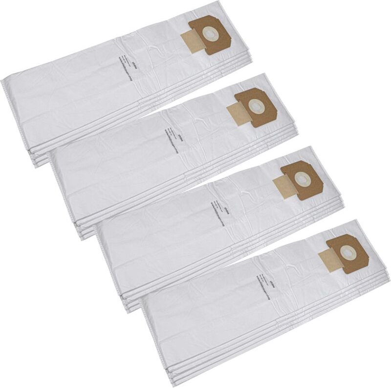 vhbw 20x Staubbeutel kompatibel mit Kärcher NT 611 Eco Te, 611 Eco M A, 611 Eco TEA Staubsauger - 75,5cm x 20cm Weiß