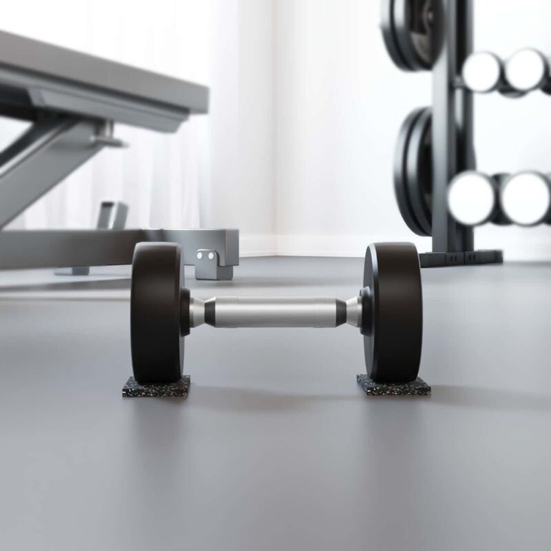 Gummiwalze Schwarz Gummi vidaXL