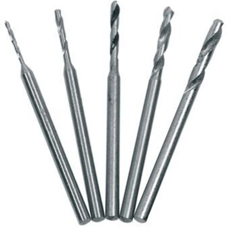 Beutel mit 10 Präzisions-HSS-Bohrern - Ø 2,1 mm MAXICRAFT