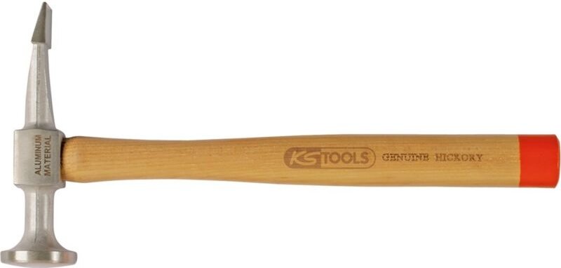 Ks Tools Aluminium-Karosserie-Flachspitzhammer gewölbter Kopf, rund/flachspitz - 700.1490