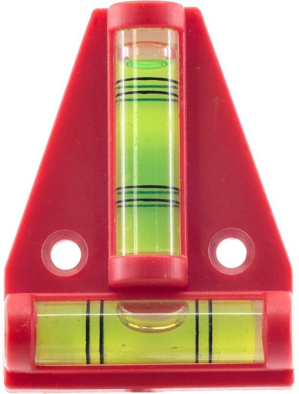 Mini-Wasserwaage für Wohnmobile und Wohnwagen – Kunststoff – Hochpräzise Mini-Wasserwaage mit horizontaler Libelle