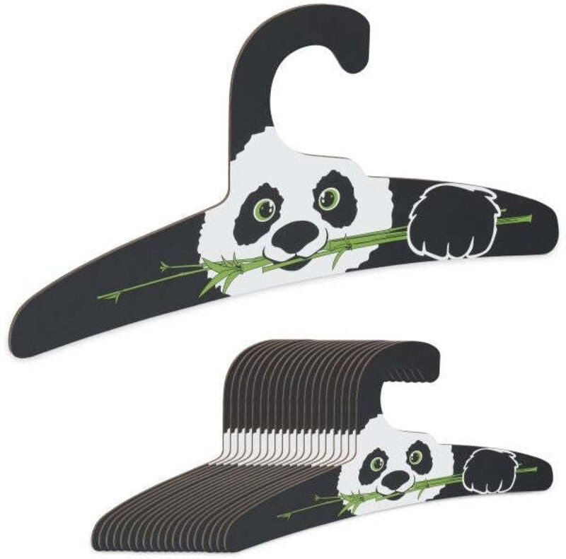 20x childrens coat hangers panda