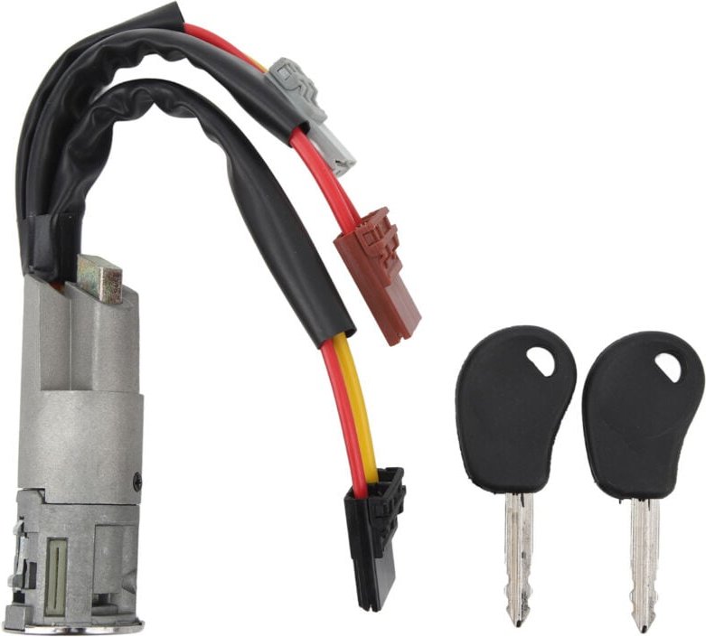 Jeffergarden - Zündung Lenkzylinderschloss mit Schlüssel 252521 Ersatz für Citroen ax Berlingo Evasion Jumpy Saxo Xantia...