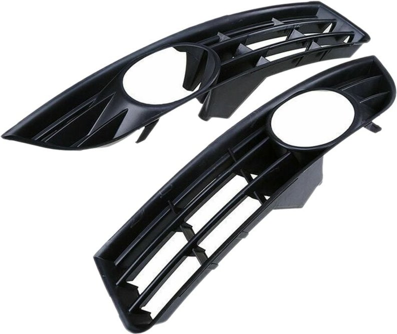 Tlily - Auto 1 Paar Frontstoßstange Untere Seite Nebelscheinwerfer Gitter Abdeckung Für B6 2006-2009