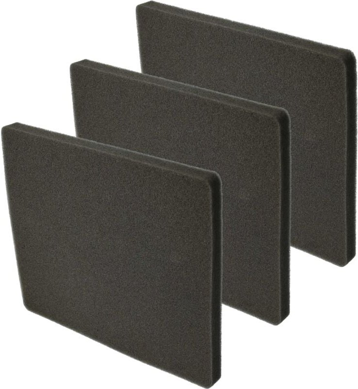 Filterset 3x Staubsaugerfilter kompatibel mit Electrolux ZCX6440 (910288781) Staubsauger - Abluftfilter (Schwammfilter) ...