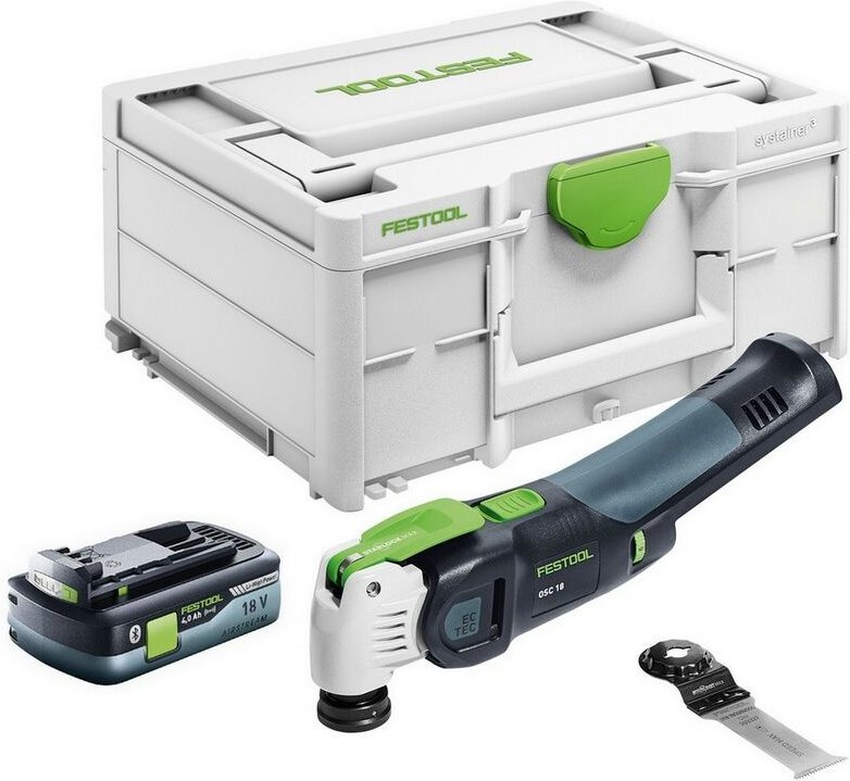 Festool Akku-Oszillierer OSC 18 E-Basic + Akkupack BP 18 Li 4,0 HPC-ASI 577033
