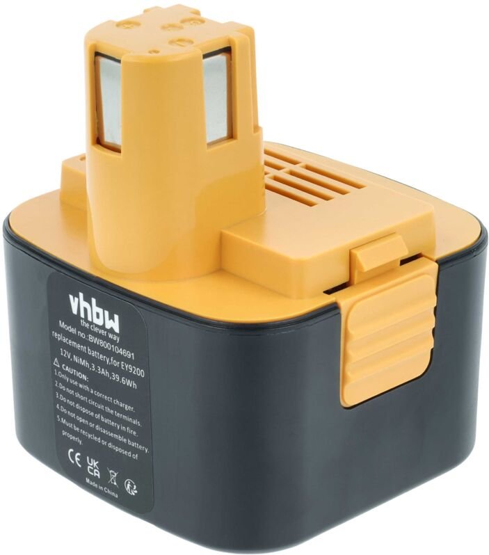 vhbw Akku kompatibel mit Panasonic Superfix 220 6000 Werkzeug (2100 mAh, NiMH, 12 V)