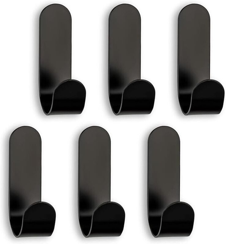 Handtuchhalter selbstklebend 6er Set - Edelstahl Klebehaken, Handtuchhaken für Badezimmer, Küche, Garderobe - Wandhaken ...