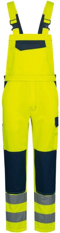 Gr .52 BORNA WARNSCHUTZ-LATZHOSE gelb BORNA HIGH VISIBILITY BIB TROUSERS