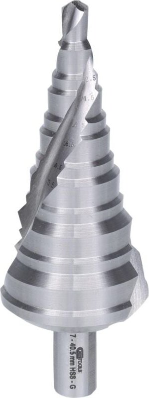 HSS-Stufenbohrer 7mm bis 40,5mm