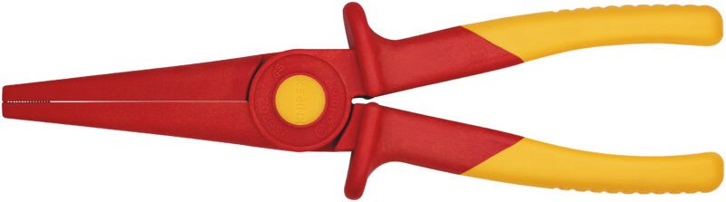 Knipex - 98 62 02 Flachrundzange kst isol. WeichKST-Zone f. sicheren Halt 220 mm