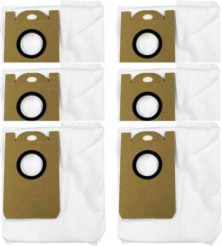 6er-Pack Kehrmaschinen-Staubbeutel für Honiture Q5, Q6, Q6 PRO, Laresar L6 Pro, Imou L11 Pro, Airrobo T10+, Neabot N2