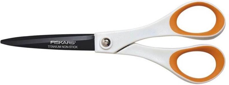 Titan-Antihaft-Schere, für Rechts- und Linkshänder, 18 cm Fiskars