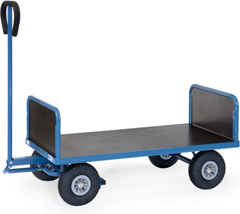 Fetra Handwagen mit 2 Stirnwänden, 1200x700 mm Ladefläche