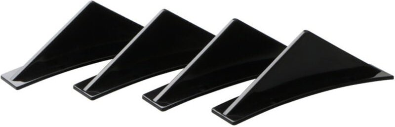 Ahlsen - Stück Heckstoßstangen-Spoiler-Diffusor, Heckstoßstangen-Spoiler mit Schrauben, Stoßstangen-Hai-Heckspoiler,