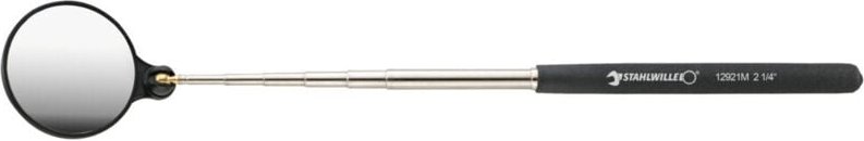 Stahlwille - 12921 m 2 1/4 zoll / 57MM teleskopspiegel. rund Inspektionsspiegel ausziehbar