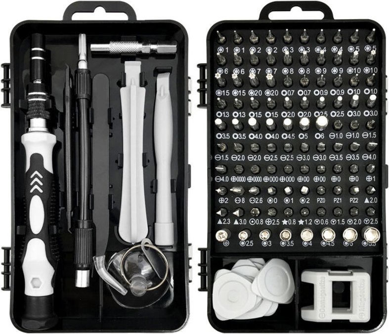 Gabrielle - 115-in-1-Mehrzweck-Schraubendreher-Set, Präzisions-Schraubendreher-Set, Laptop-Demontageset, geeignet für Sm...