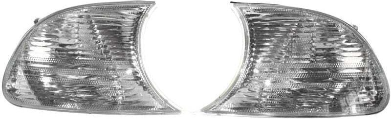 Paar klare weiße Kurvenlichter 63126904307 63126904308 links und rechts für bmw 3er E46 1998–2001