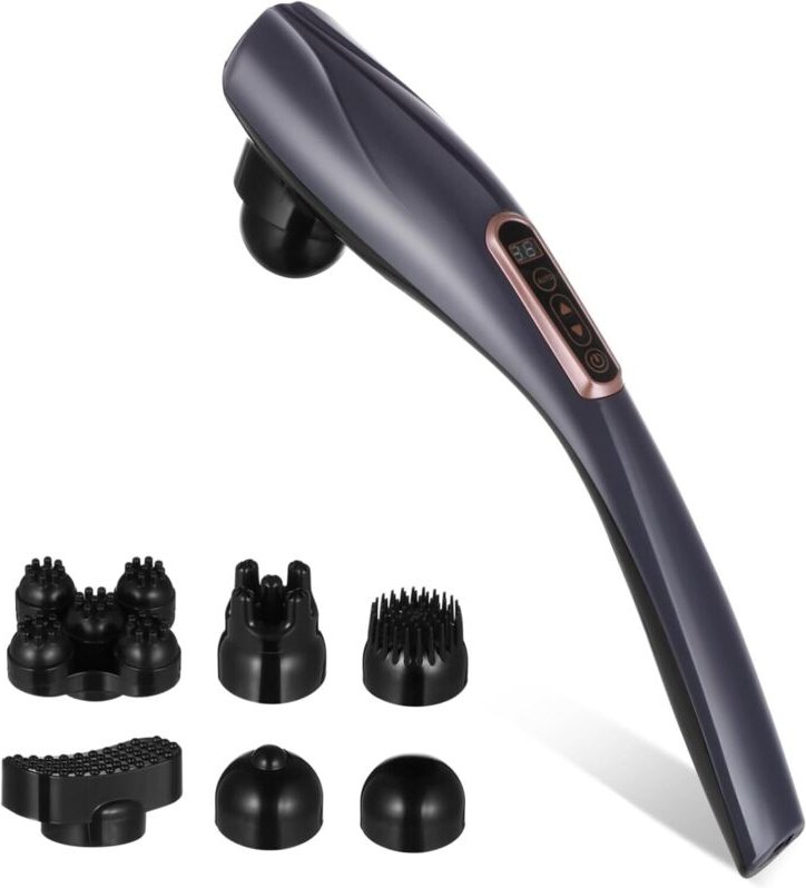 Tragbares elektrisches Massagegerät mit wärmender, tragbarer, multifunktionaler Massagefunktion für Licht, Nacken und Te...