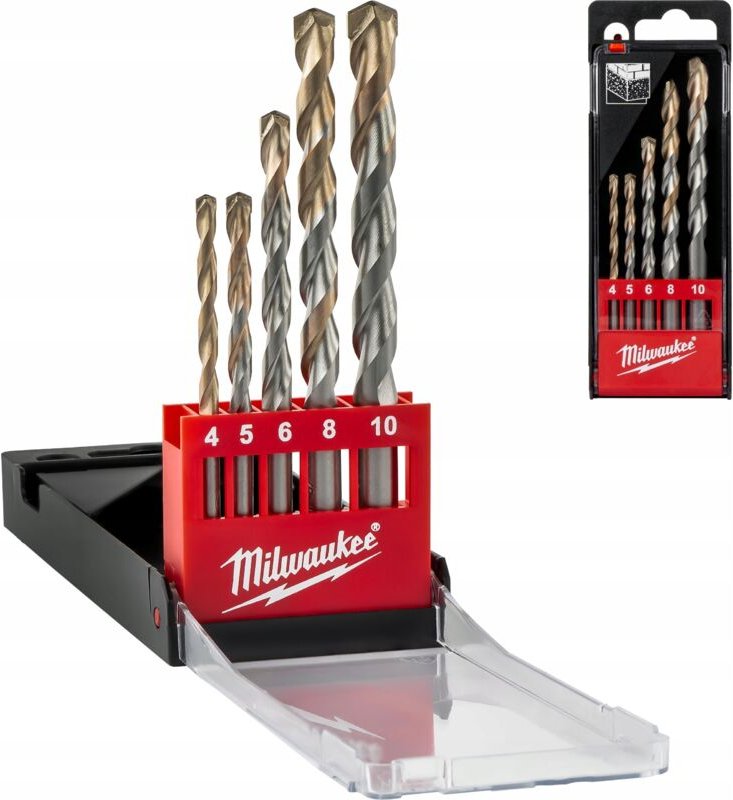 Schlagbetonbohrer 5-teilige Kassette