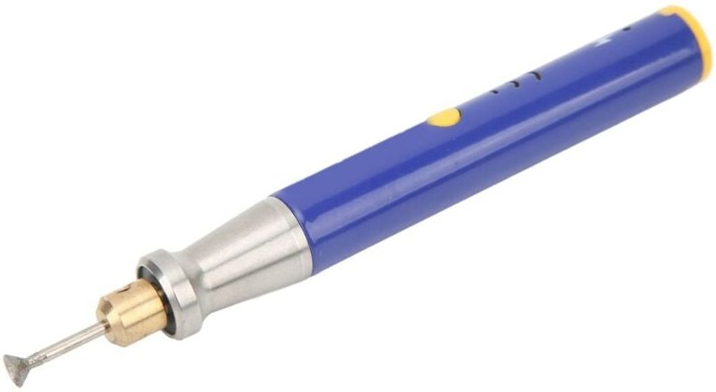 Elektrischer Mikrogravierer, tragbarer, geräuscharmer, per USB aufladbarer, kabelloser Gravierstift mit 9 Schleifköpfen,...