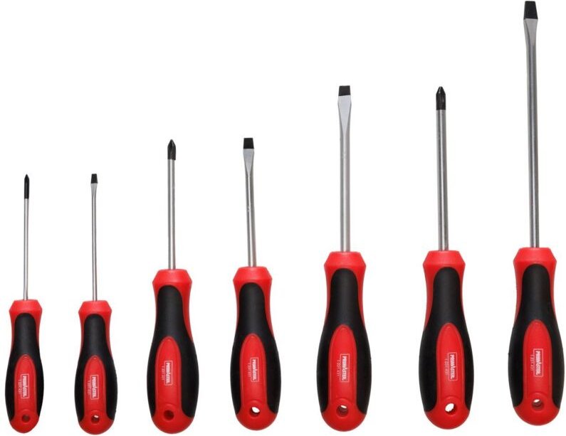 Primaster - TrendLine Schlitz Schraubendreher-Set, 7-teilig Schraubenzieher