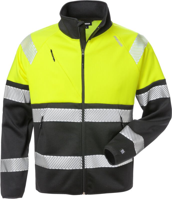 Fristads 129509-196-XL High Vis Sweatjacke, Kl. 1 4517 SSL - Reißverschluss bis
