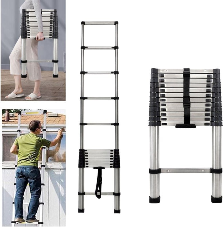 Mehrzweckleiter Klappleiter Teleskopleiter Stehleiter Ausziehleiter bis 150KG de