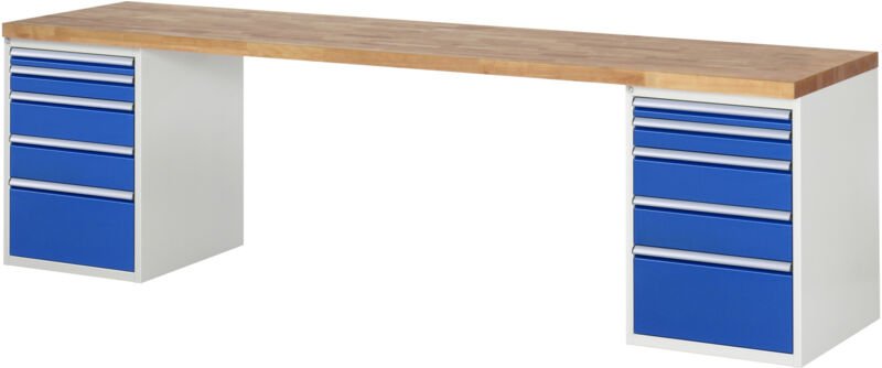 Werkbank Modell 7511, b 3000 x t 700 x h 840mm - RAU