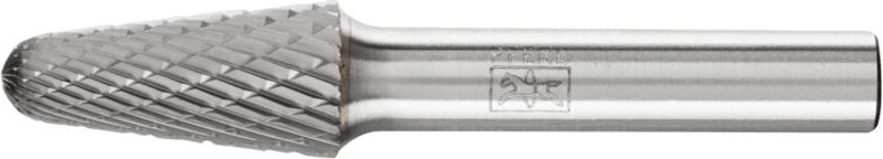 Hartmetall Frässtift Rundbogen kel ø 12x25 mm Schaft-Ø 8 mm Z3P universal mittel kreuzverzahnt - Pferd