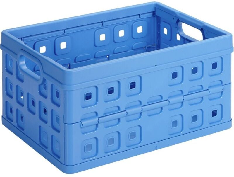 Klappbox Square 32 l blau Einkaufsbox Einkaufskorb - Sunware