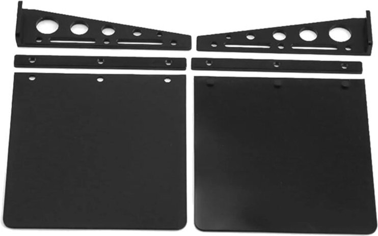 Tlily - paar Schmutzfänger Dekoration für 1/14 rc Lkw Traktor Anhänger Auto Kipper mann diy Upgrade Teile