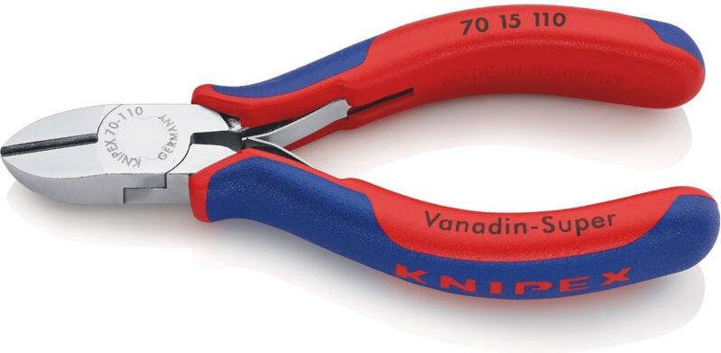 Knipex - 70 15 110 Werkstatt Seitenschneider mit Facette 110 mm