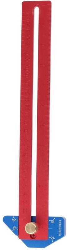270 mm Schräglineal aus Aluminiumlegierung für die Holzbearbeitung mit doppelter metrischer und imperialer Skala für die...