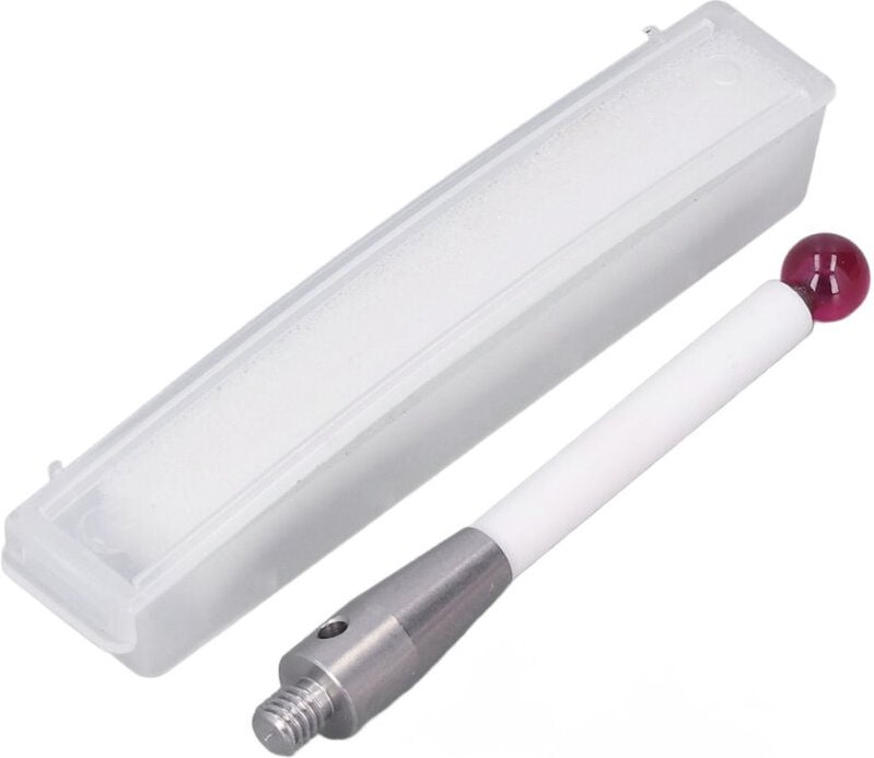 6-mm-Keramikkugel-Koordinatenmessgerät mit Edelstahl- und Keramikschaft, Standard-M4-Gewinde, 50 mm gerade Ausführung, f...