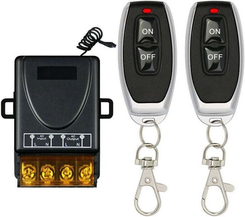 Vtizikl Télécommande sans fil pour moteur de pompe électrique triphasé haute puissance 30A Télécommande unidirectionnell...