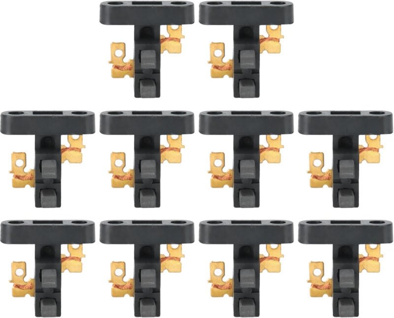 10 Stück Kohlebürstenhalter für Kohlebürstenbaugruppen, geeignet für 188F/190F/5-8KW Benzingeneratoren