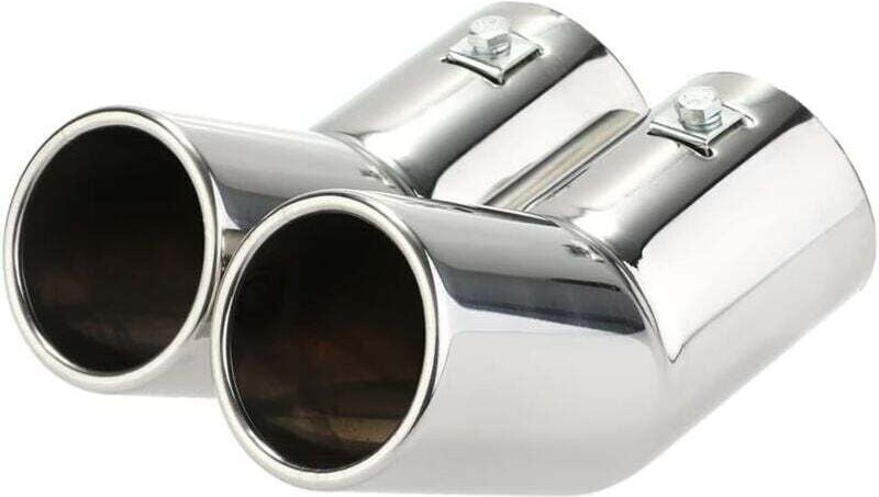 Edelstahl-Doppelrohr-Auspuffblende für vw Golf 4 Bora Jetta (98–04)