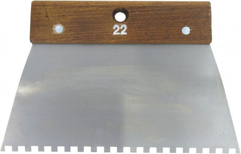 Kamm aus Stahl, gewölbt, 220 Zähne, quadratische Verzahnung 6 x 6 mm