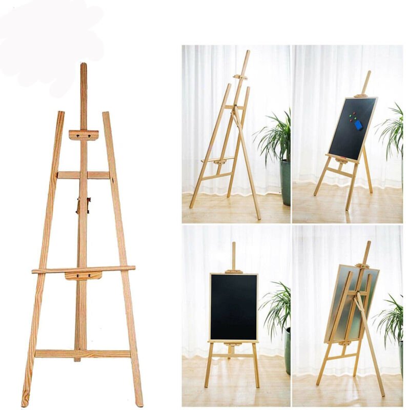 1.5 m Holz-A-Rahmen-Staffelei Studio-Staffelei für Malerei, Skizze, Hochzeit
