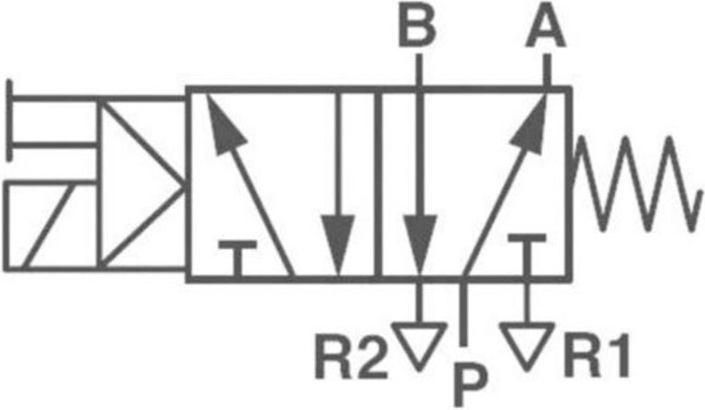 Imi Norgren Mechanischbetätigtes Pneumatik-Ventil V51B517A-A213J 24 v/dc Gehäusematerial Aluminium